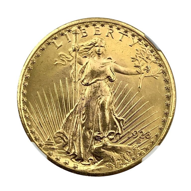 Appraisal: St Gaudens Double Eagle Gold Coin Beautiful Uncirculated Twenty Dollar