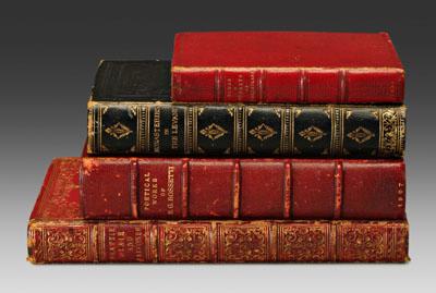 Appraisal: Four fore edge painted books Songs and Sonnets of Shakespeare