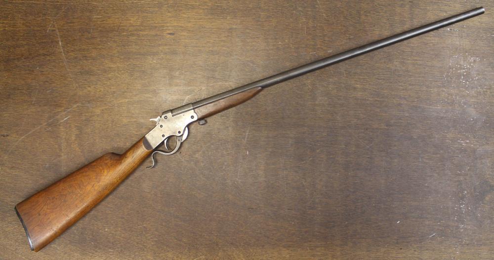 Appraisal: J STEVENS MODEL TIP-UP SINGLE SHOT SHOTGUN shot caliber round