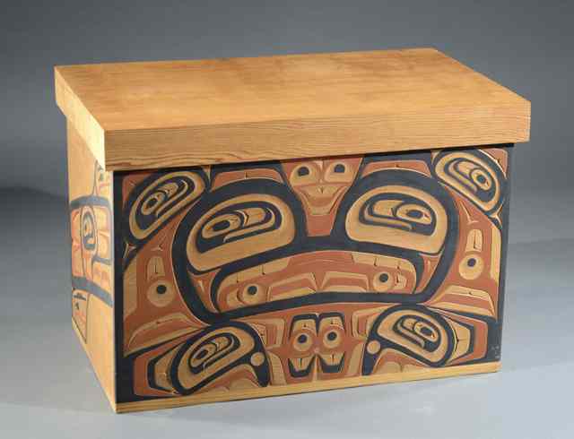 Appraisal: ANDY WILBUR-PETERSON SKOKOMISH NATION SHELTON WASHINGTON B ''Sea Bear'' red