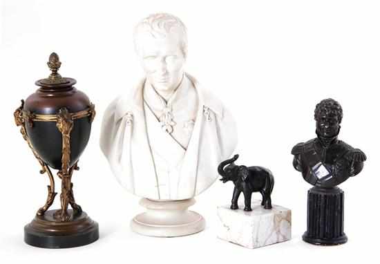 Appraisal: Collection of figural and decorative desk accessories th century consisting