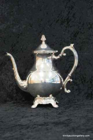 Appraisal: F B Rogers Silverplate Coffee PotClearly marked and identified on