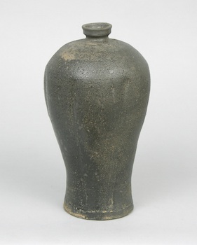 Appraisal: A Mei-Ping Shape Vase Korean ca th Century Dark earthenware