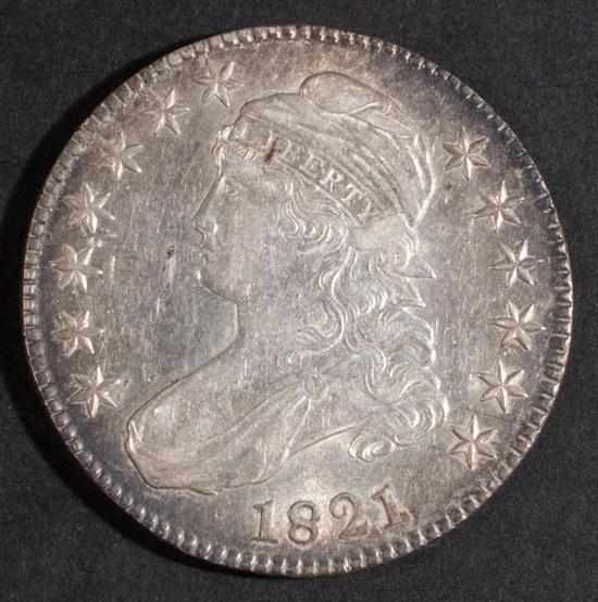 Appraisal: United States capped bust type silver half dollar AU- Estimate