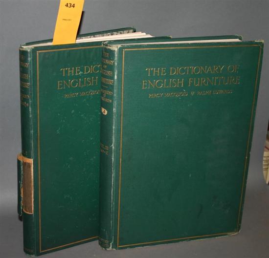 Appraisal: Furniture Percy MacQuoid Ralph Edwards The Dictionary Of English Furniture