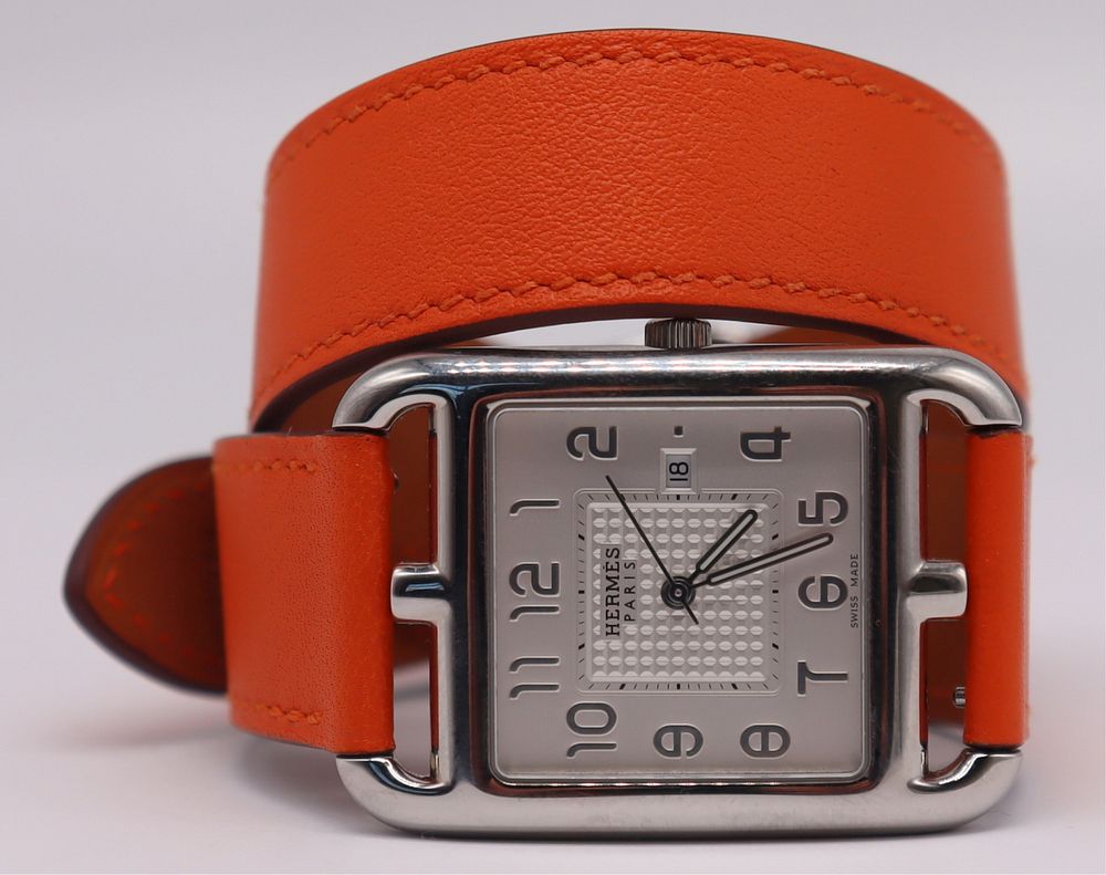 Appraisal: JEWELRY Ladies Hermes Cape Cod Watch Ladies Hermes Cape Cod