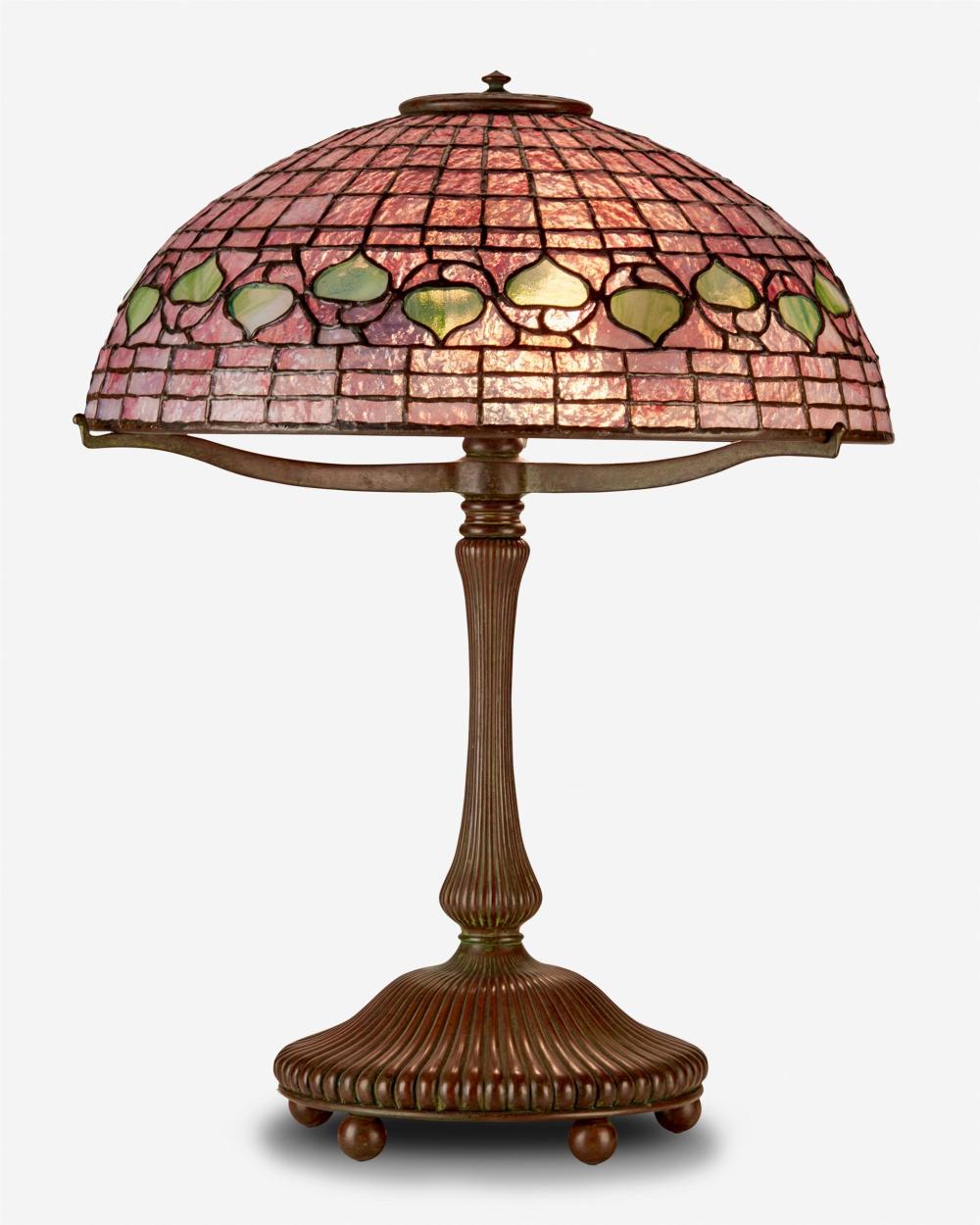 Appraisal: A Tiffany Studios Acorn table lamp Circa - New York