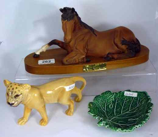 Appraisal: Beswick Lion Cub Spirit of Peace Brown on Plinth and