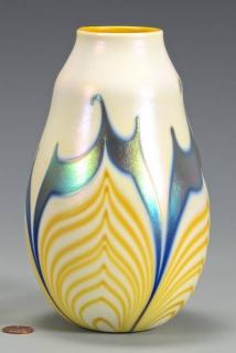 Appraisal: C Lotton Art Glass Vase - H Charles Lotton signed