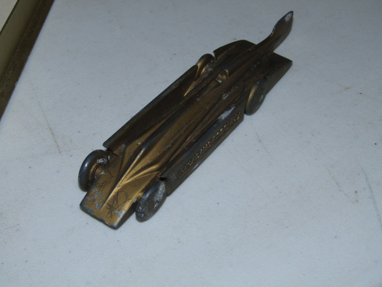 Appraisal: A FH Adams die cast Golden Arrow vehicle in associated