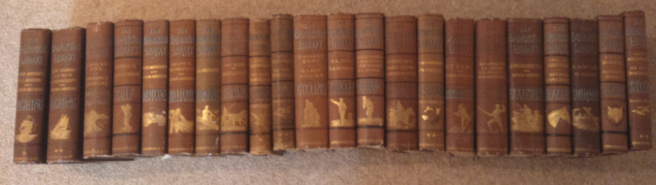 Appraisal: Badminton Library - Yachting vol Coarsing Falconry GOlf Motors Billiards