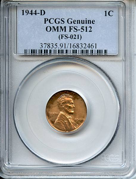 Appraisal: -D S C Genuine Questionable Color PCGS FS- formerly FS-