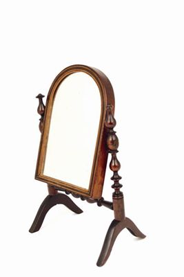 Appraisal: A th century rosewood miniature dressing table mirror in cm