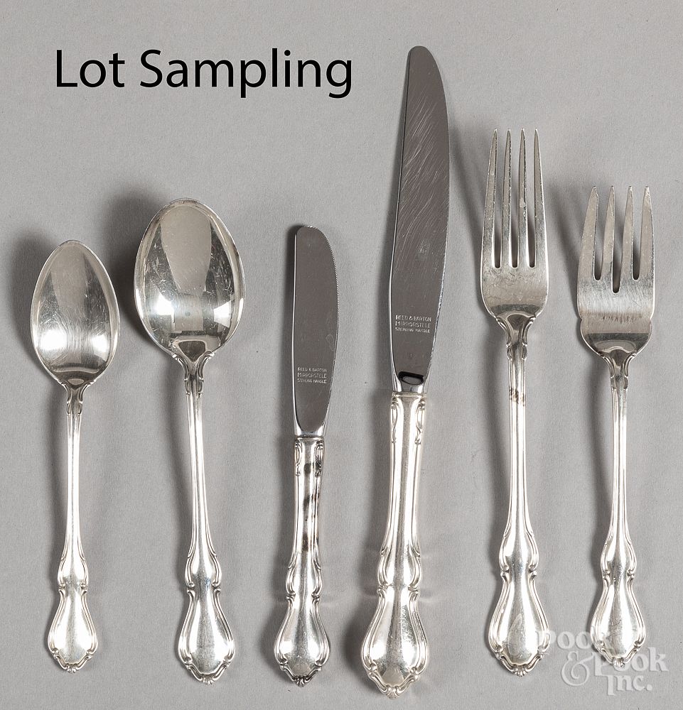 Appraisal: Reed Barton sterling silver flatware Reed Barton Hampton Court sterling