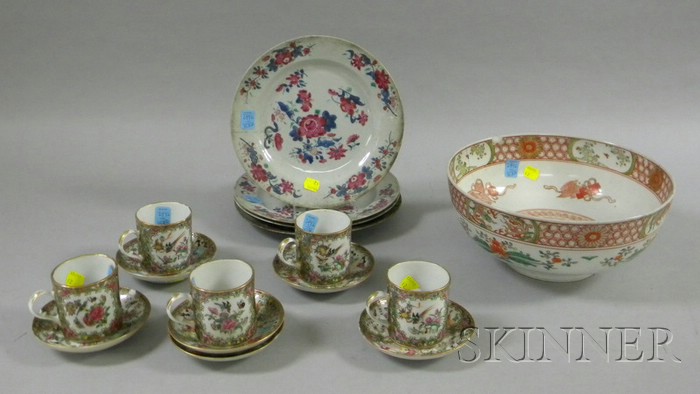 Appraisal: Approximately Sixteen Pieces of Rose Medallion and Asian Porcelain including