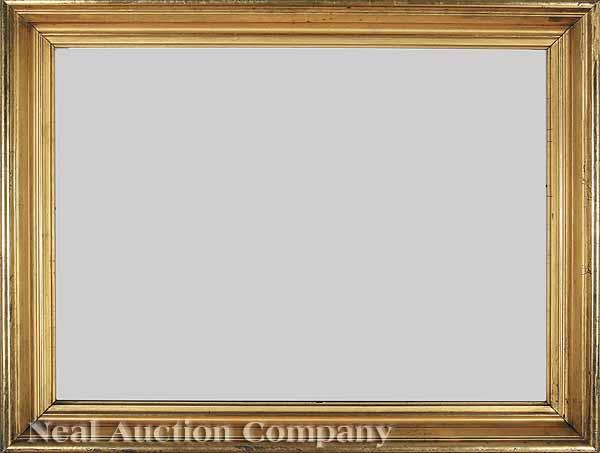 Appraisal: A Pair of Antique Carved and Giltwood Cove-Molded Frames c