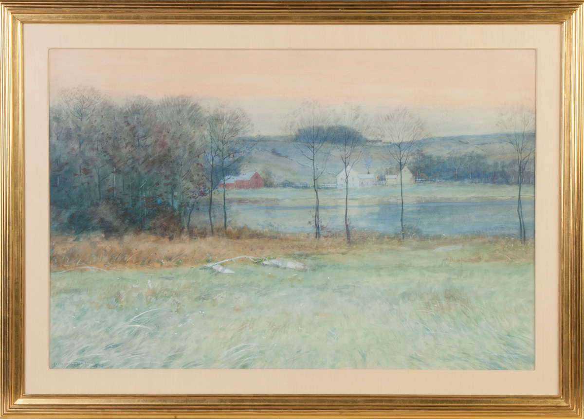 Appraisal: Leonard Ochtman American - Landscape in Old Lyme Sgn Lower