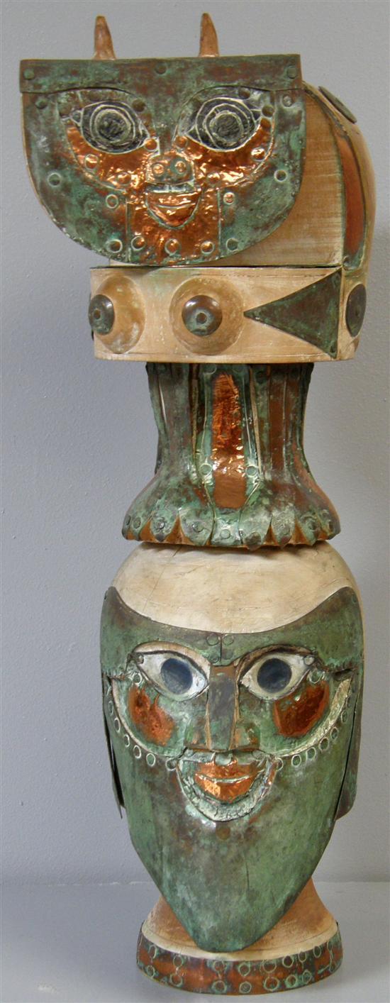 Appraisal: Inuit School th century the head of a warrior with