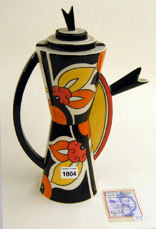 Appraisal: Charleston coffee pot signed limited edition with certificate issued May