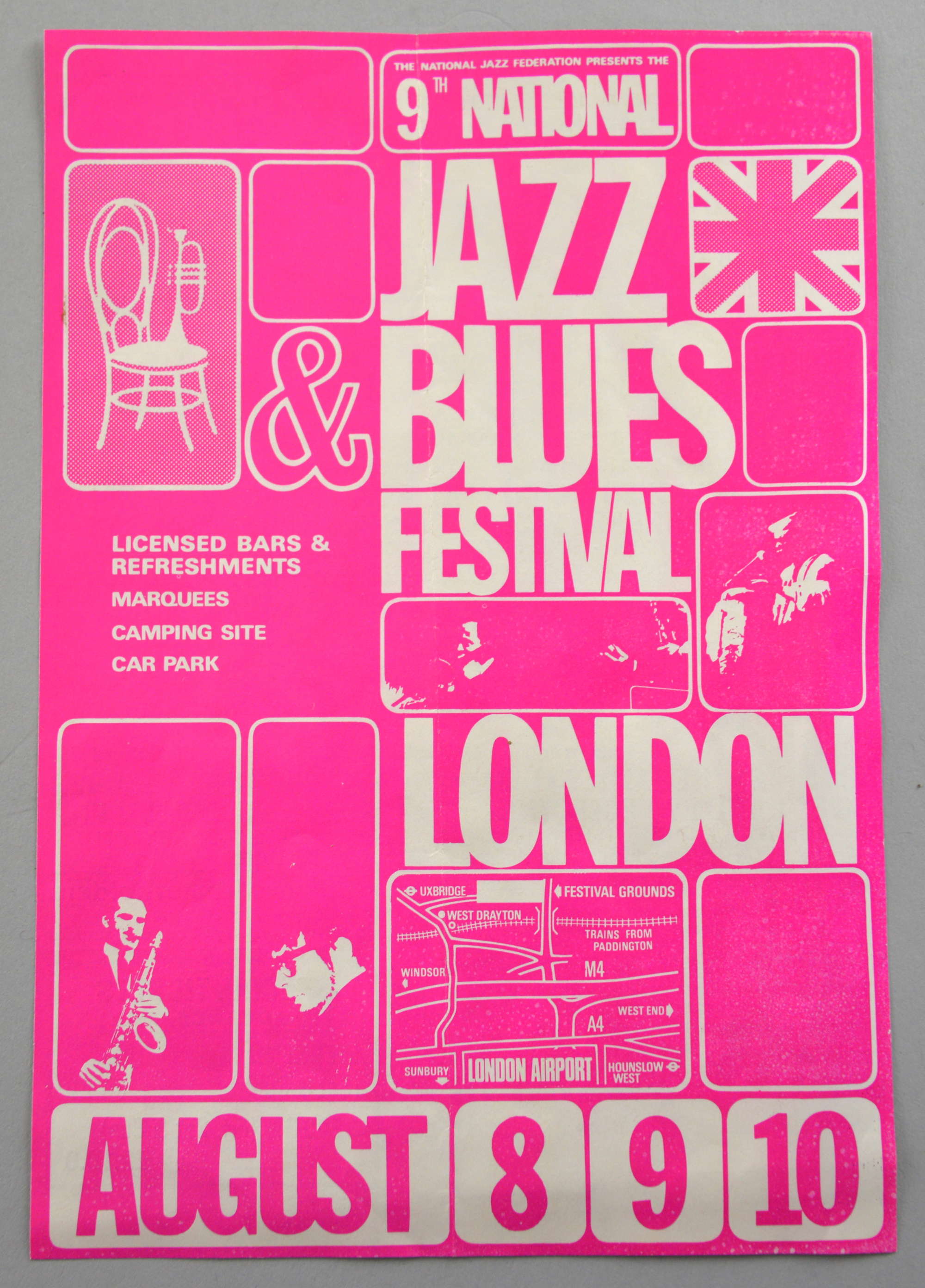 Appraisal: National Jazz Blues Festival flyer London line-up including The Who