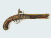 Appraisal: PISTOL - Late th C English flint lock pistol brass