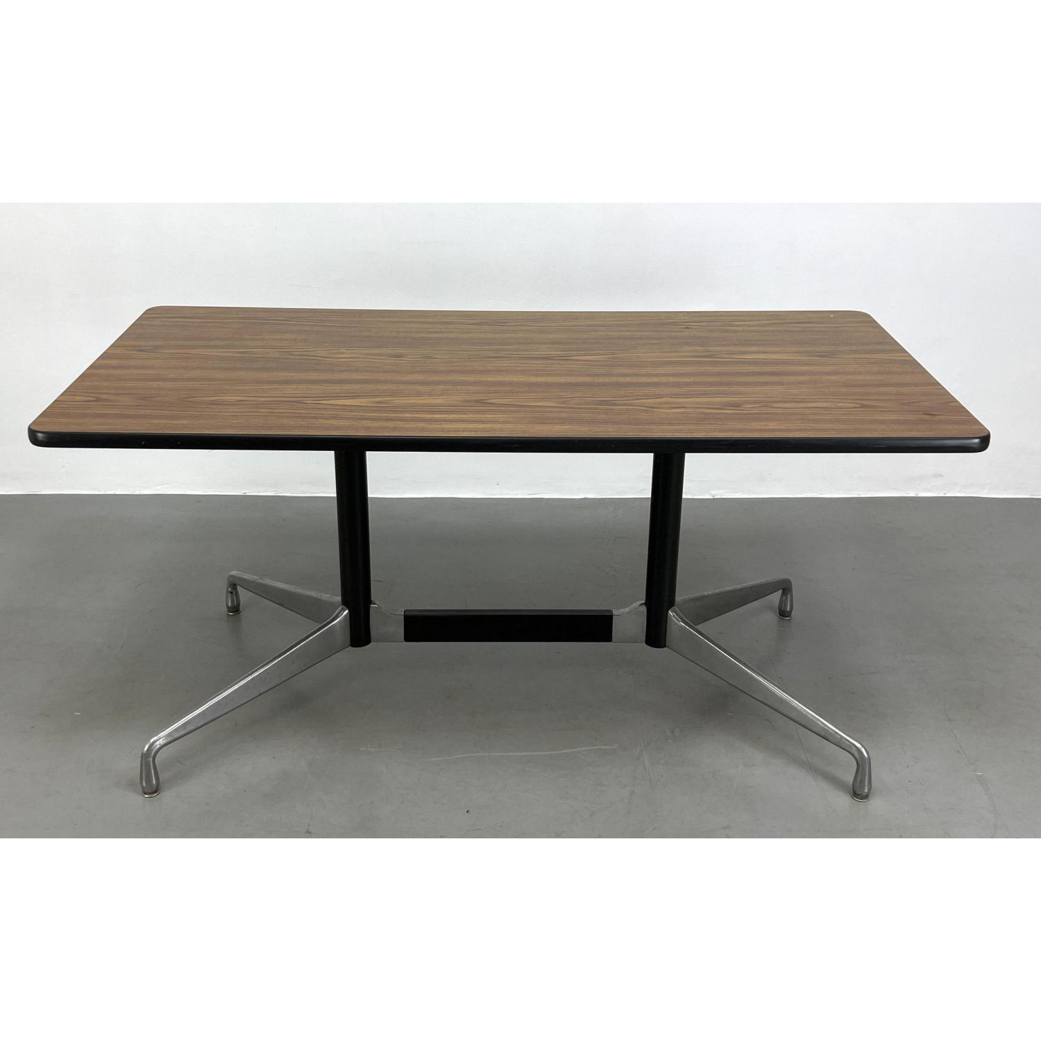 Appraisal: Herman Miller Conference Dining Table Laminate top Dimensions H inches