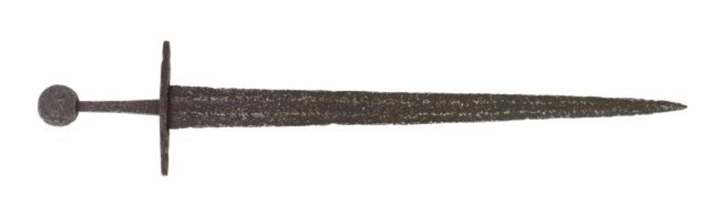 Appraisal: Norman Crusader sword th- th century nicks and pitting overall