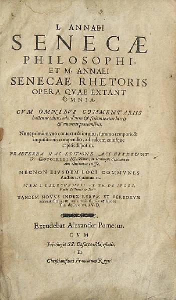 Appraisal: Seneca amp Haereseologia vols