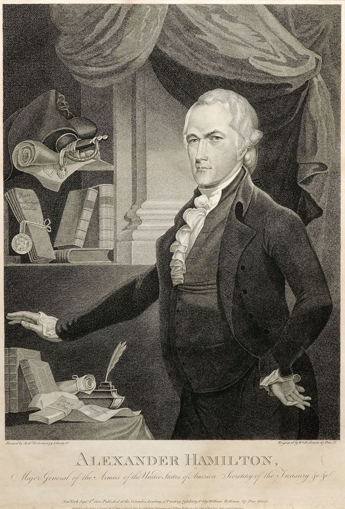 Appraisal: ALEXANDER HAMILTON MAJOR GENERAL OF THE ARMIES OF THE UNITED