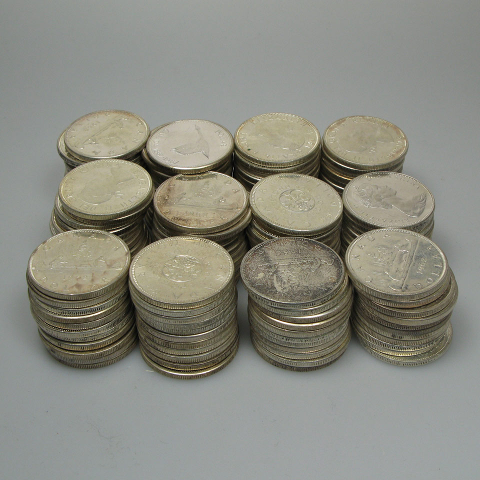 Appraisal: Various Canadian Silver Dollars