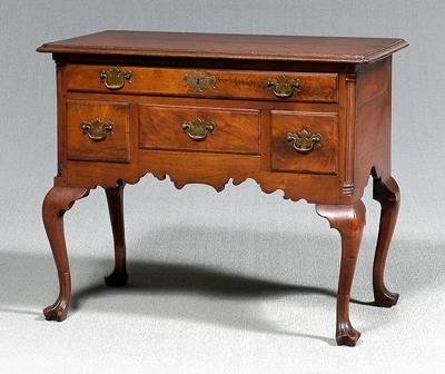 Appraisal: Pennsylvania dressing table Chippendale walnut with poplar and white cedar