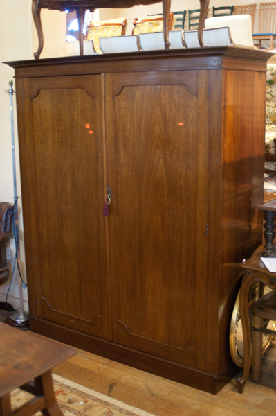 Appraisal: PERIOD MAHOGANY TWO DOOR ROBE