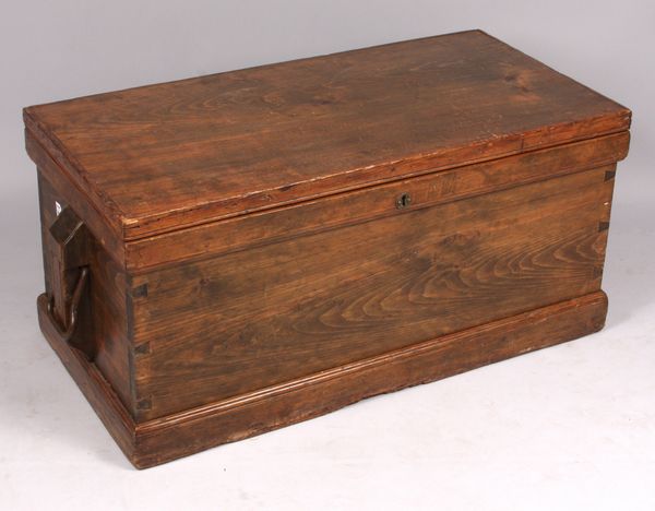 Appraisal: Early sailors blanket chest h x w x d Good