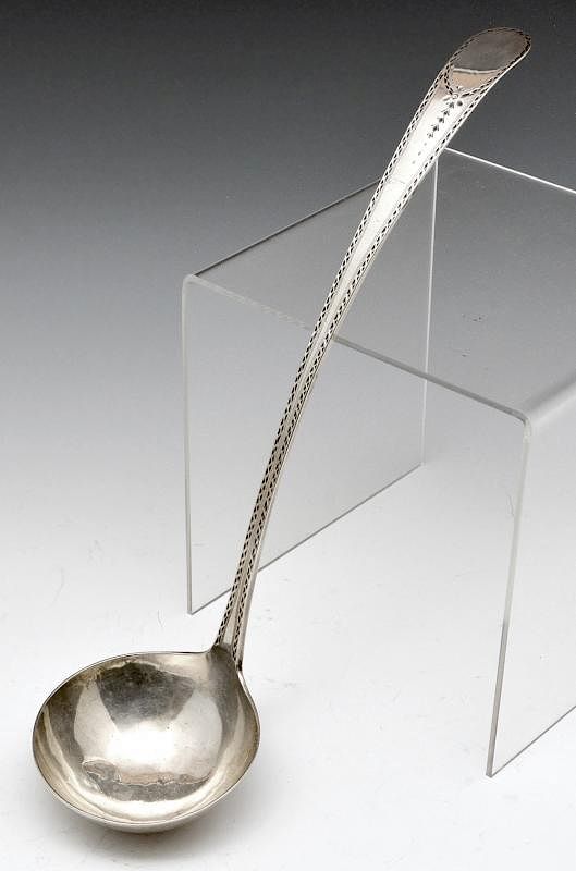 Appraisal: C English Edinburgh sterling silver ladle Circa English Edinburgh sterling