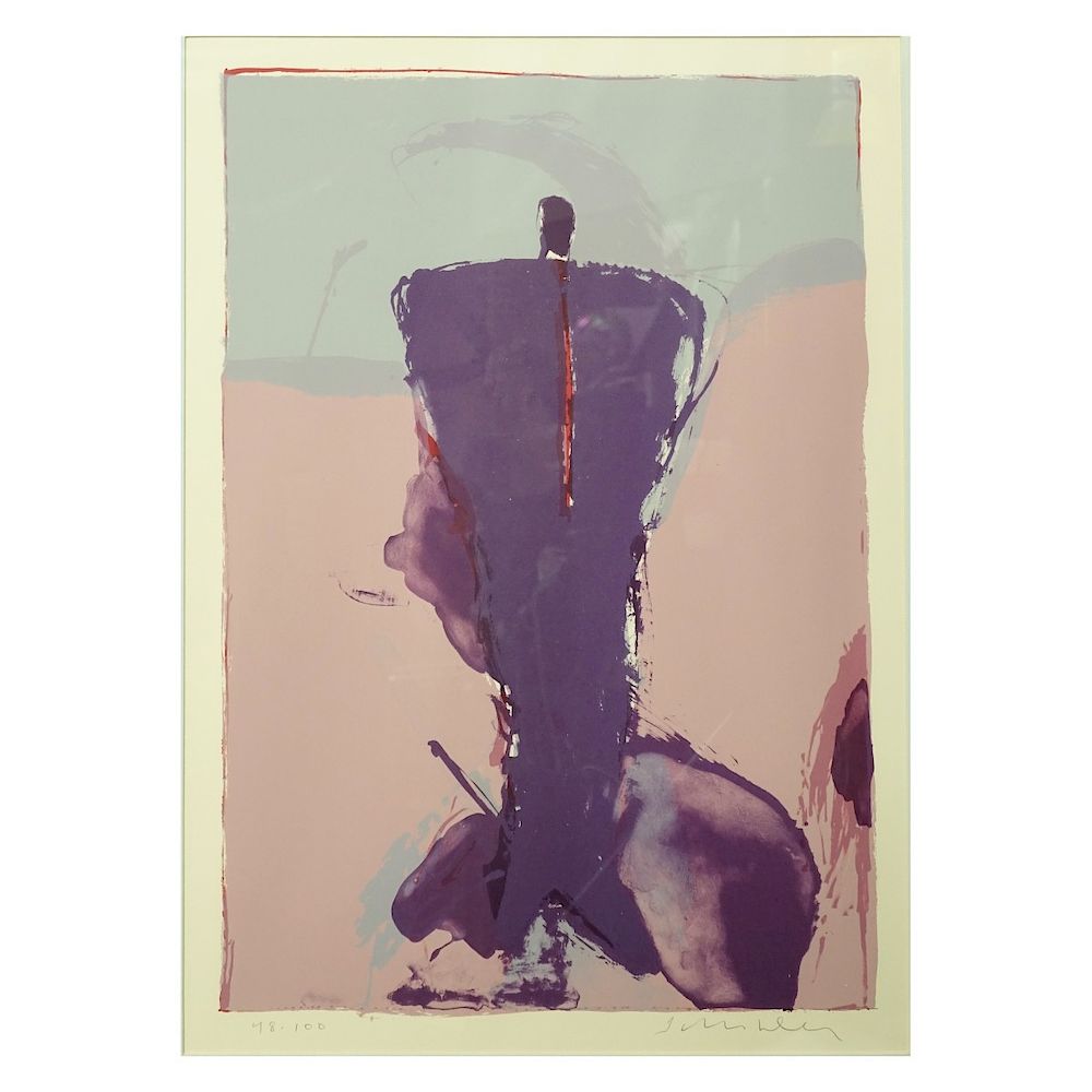 Appraisal: Fritz Scholder Color Lithograph Fritz Scholder American - Color Lithograph