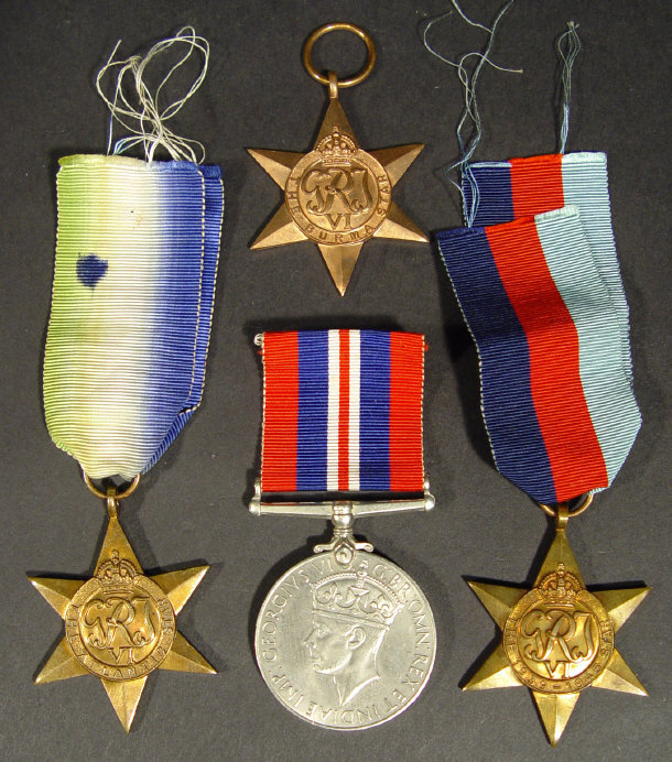 Appraisal: World War II military medal group comprising - War Medal