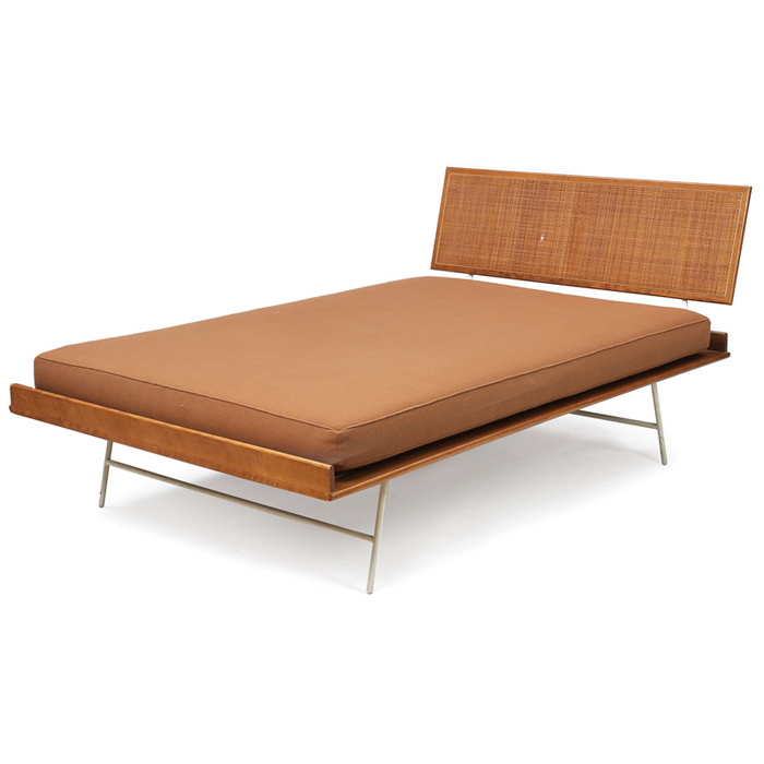 Appraisal: George Nelson Thin Edge bed by Herman Miller s birch