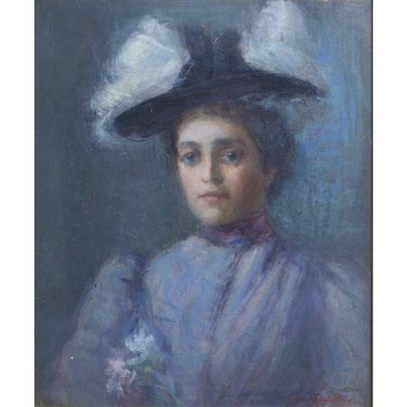 Appraisal: Mary Earl Wood American - Portrait of a Lady in