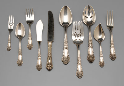 Appraisal: Reed Barton French Renaissance Sterling Flatware American th century pieces