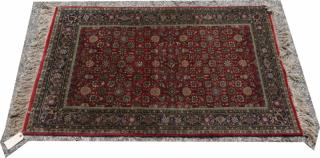 Appraisal: ' x ' Sarouk Type Handmade Oriental Carpet Rug Red