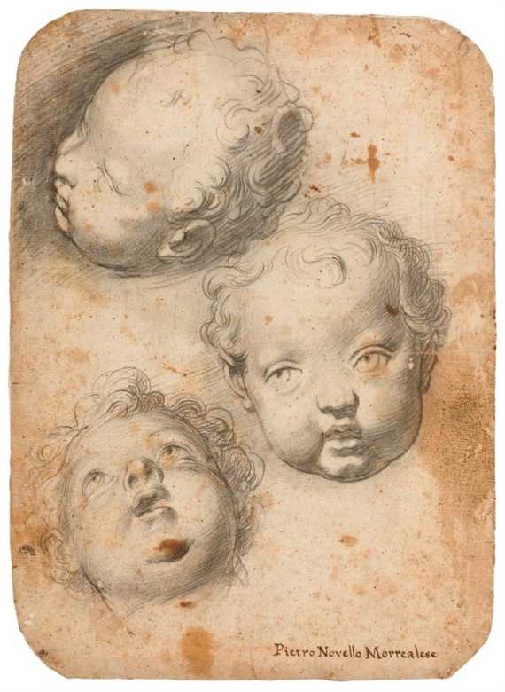 Appraisal: NOVELLI PIETRO MONREALESE Monreale - Palermo Study of three putto