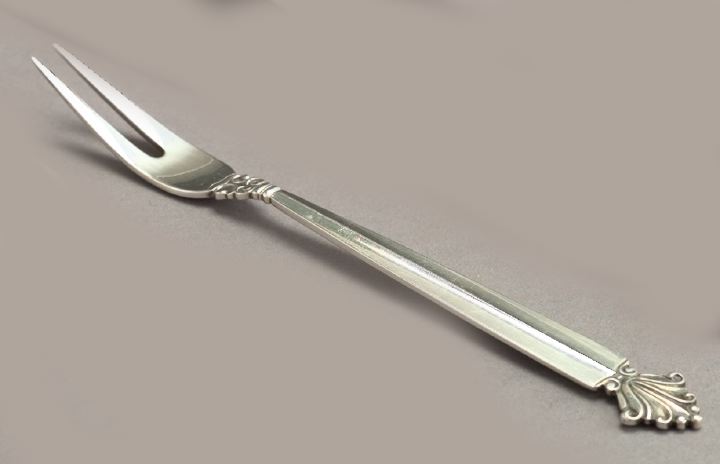 Appraisal: Georg Jensen Sterling Silver Acanthus Lemon Fork the pattern designed