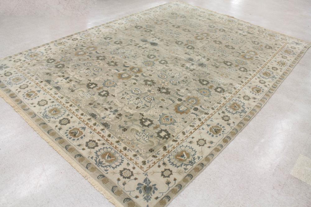 Appraisal: TUFENKIAN TIBETAN CARPET hand knotted Tietan Highland wool stylized floral