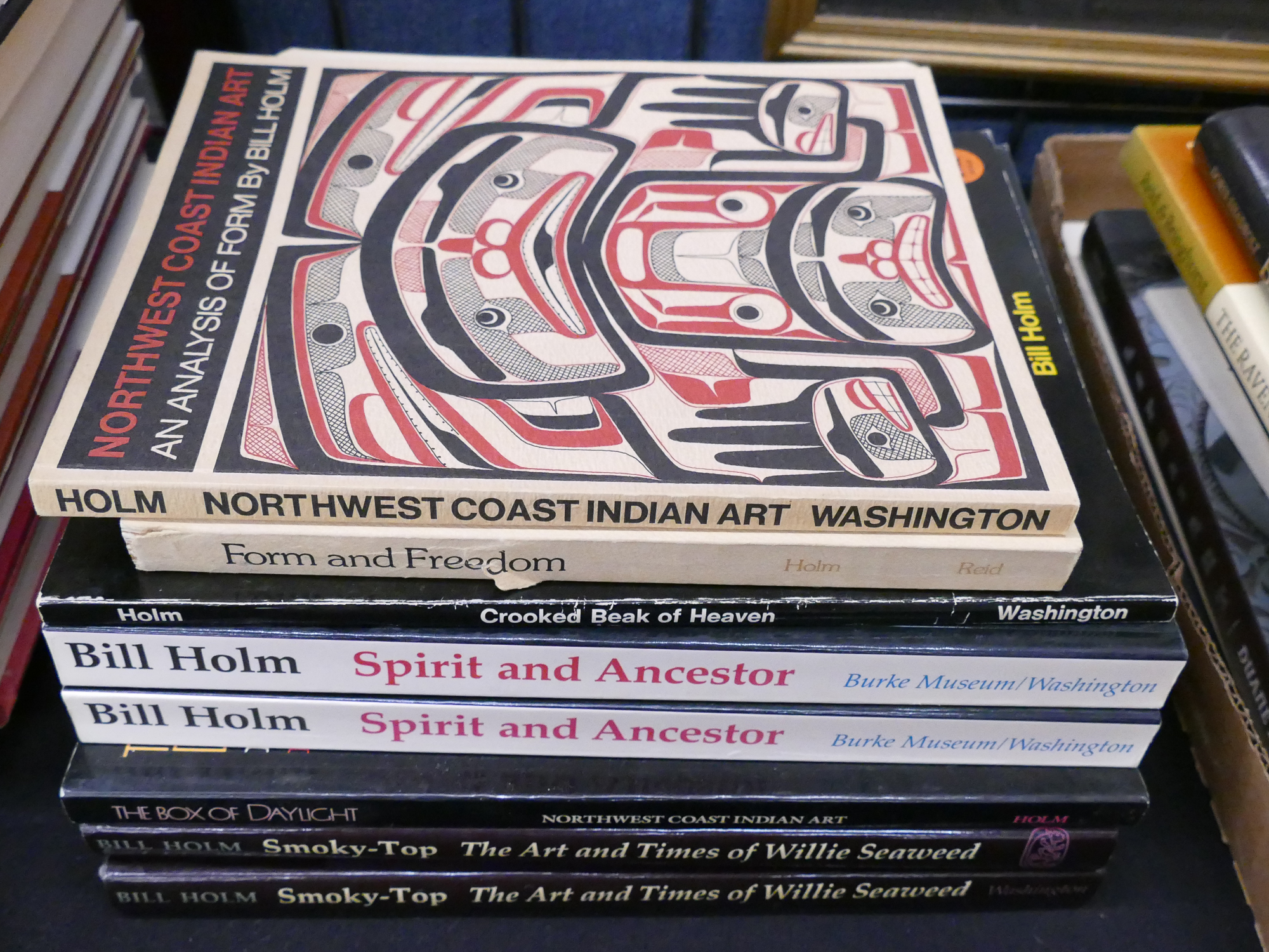 Appraisal: Stack pc Bill Holm Indian Books