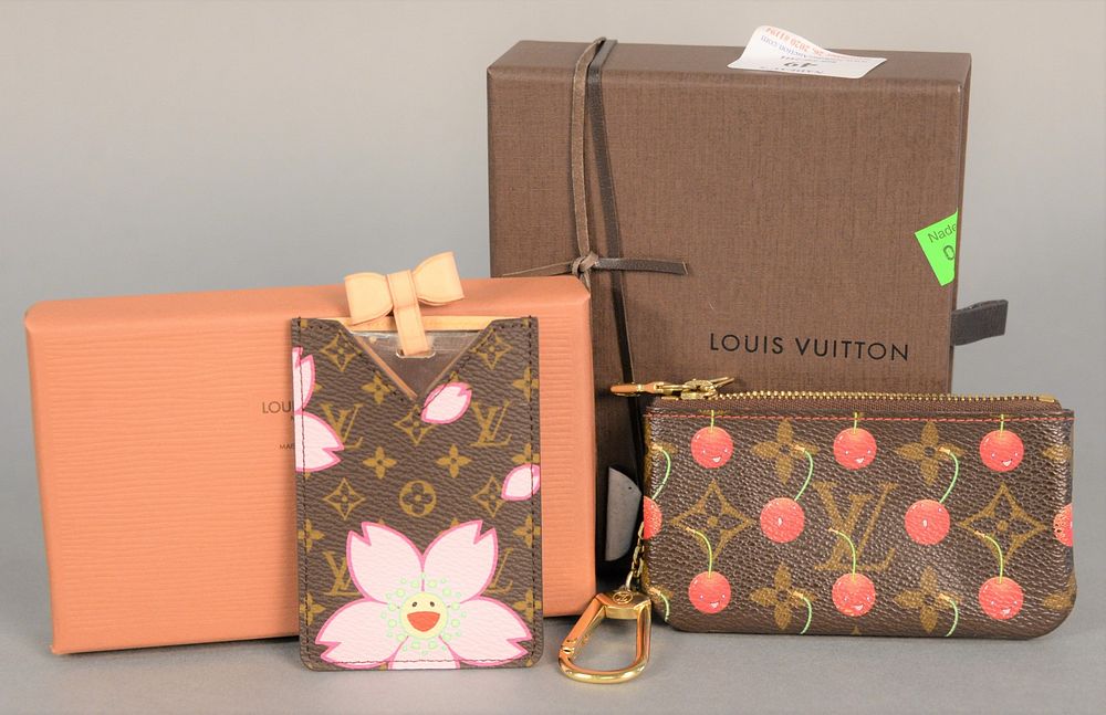 Appraisal: Two Louis Vuitton pieces to include change purse pochette monogram