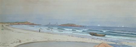 Appraisal: Alfred Thompson Bricher American - Expansive Shore View Estimate -