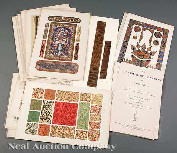 Appraisal: Owen Jones - The Grammar of Ornament chromolithographs from the