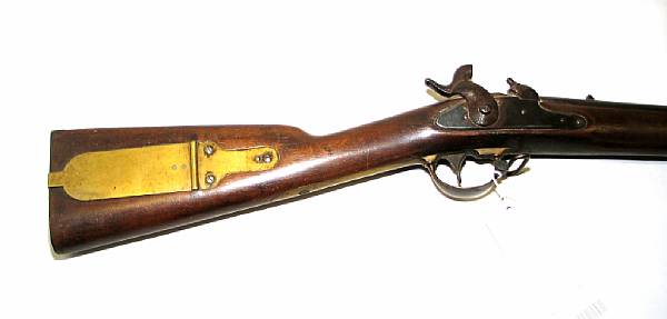 Appraisal: A U S Model percussion rifle by Robbins amp Lawrence