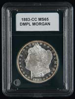 Appraisal: ONE GRADED CASED MORGAN SILVER DOLLAR Graded by Coin World