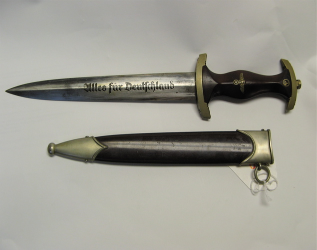 Appraisal: SECOND WORLD WAR NAZI SA DAGGER BY EDWARD WUSTHOF double